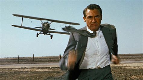 North by Northwest! A thrilling Hitchcockian masterpiece featuring Cary Grant in an exhilarating chase across America?